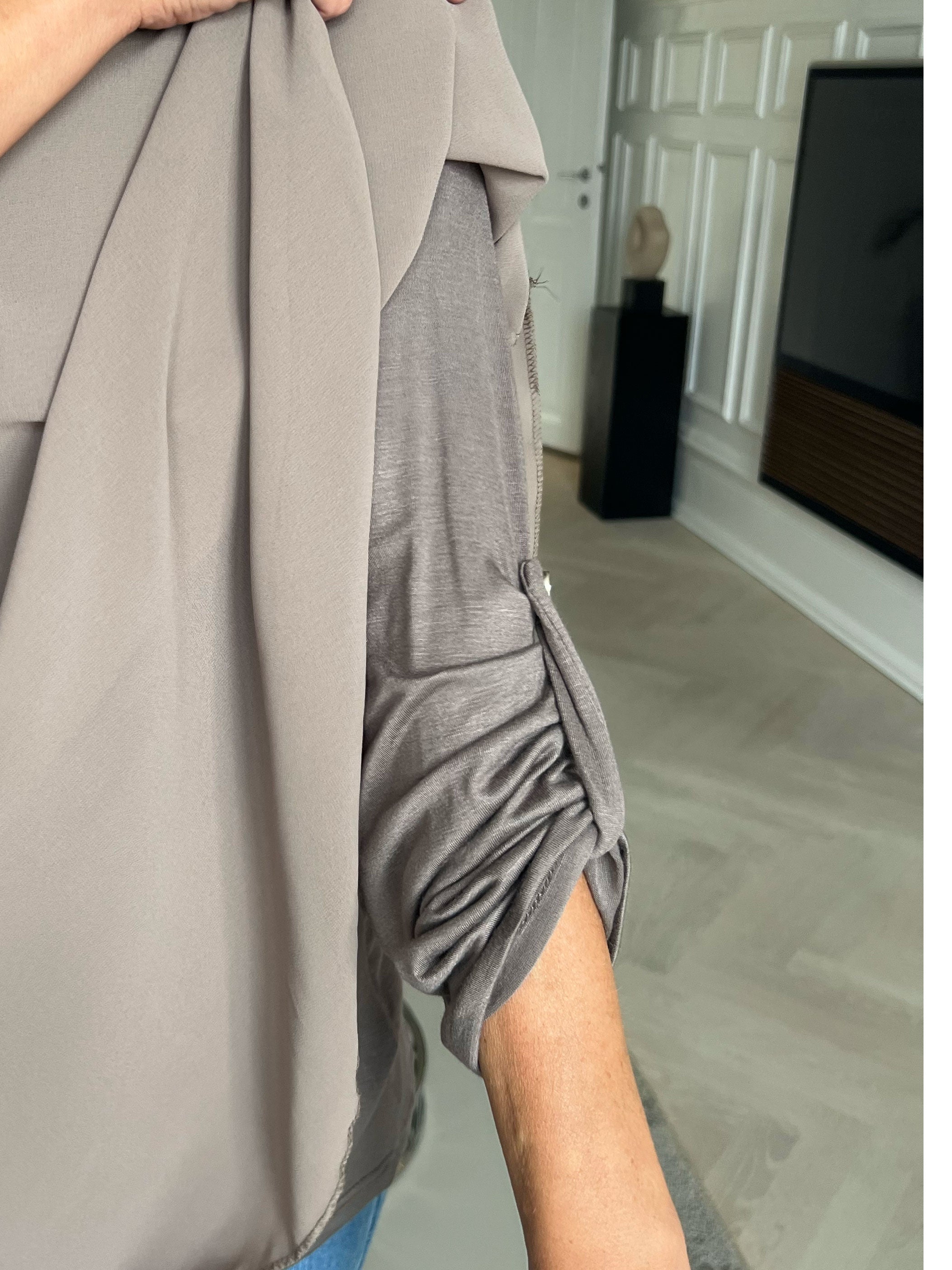 Kenya Shirt - Tunika med chiffonglager